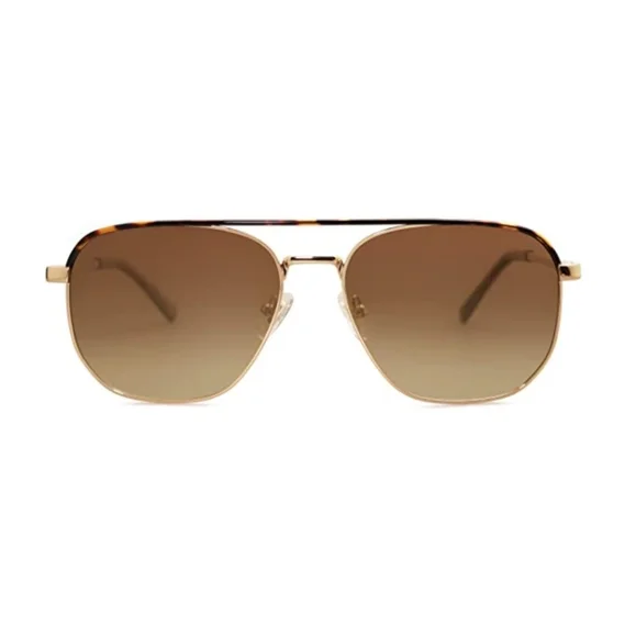 ?New Brown Retro Aviator Polarized Sunglasses Womens Mens Vintage Square Retro Aviator Square Sunglasses for Men Women Vintage Frame  main image 3